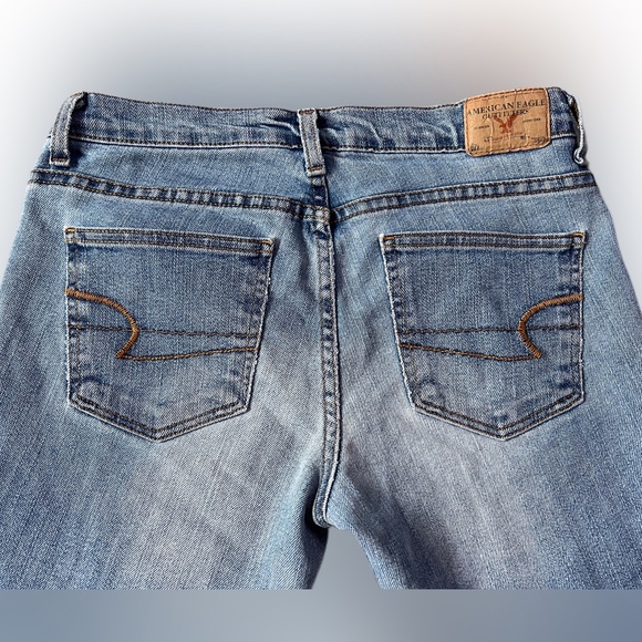 Vintage American Eagle Flare Jeans Size 4 Regular - Picture 3 of 3